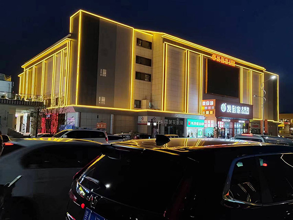 阿拉尔楼体亮化